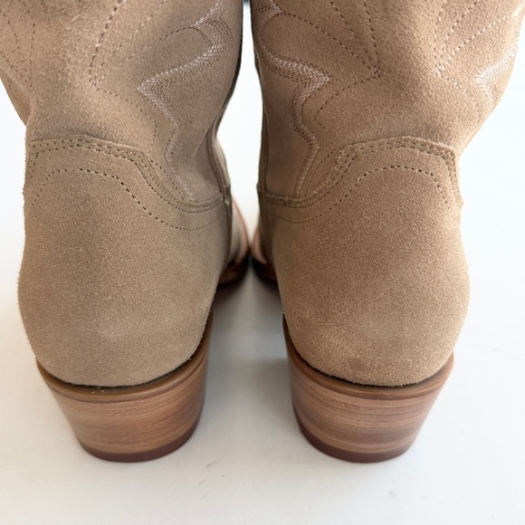 New TECOVAS The Abby Western Boot Women’s SIZE 9 Driftwood Suede - Picture 6 of 12